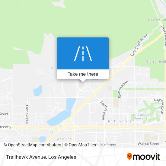 Trailhawk Avenue map