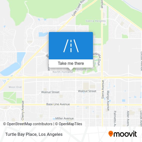 Turtle Bay Place map