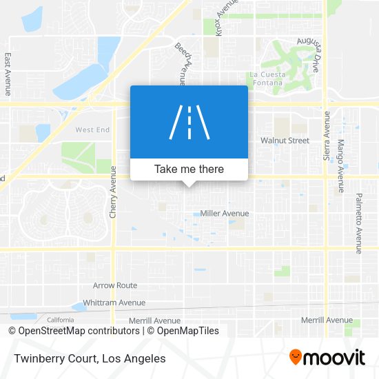 Mapa de Twinberry Court