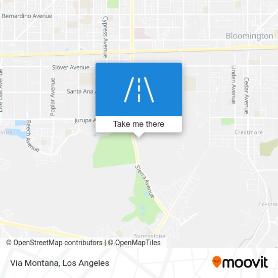 Mapa de Via Montana