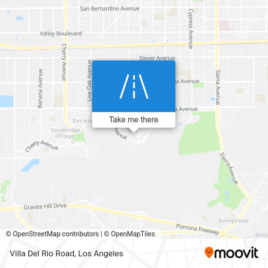 Mapa de Villa Del Rio Road
