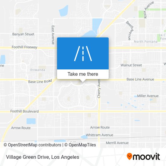 Village Green Drive map