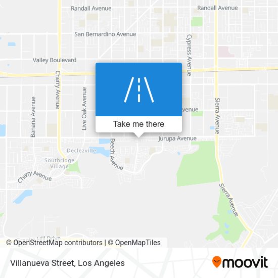 Mapa de Villanueva Street