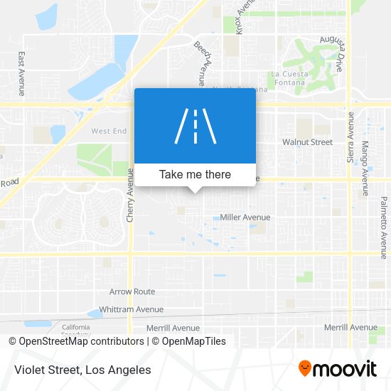 Mapa de Violet Street