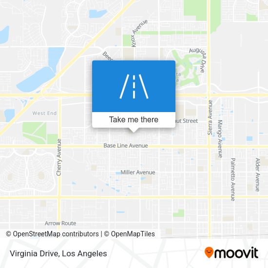 Mapa de Virginia Drive