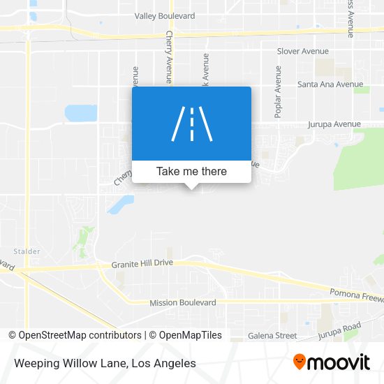 Mapa de Weeping Willow Lane