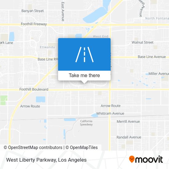 Mapa de West Liberty Parkway