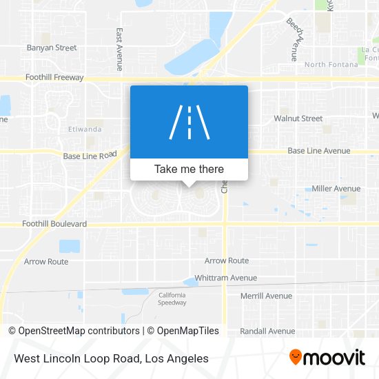 Mapa de West Lincoln Loop Road