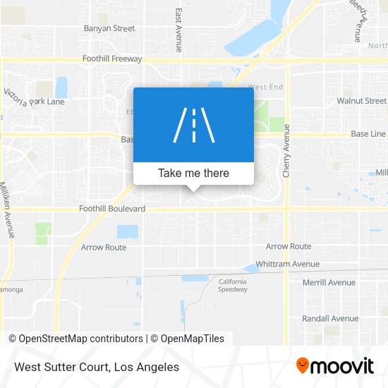 West Sutter Court map