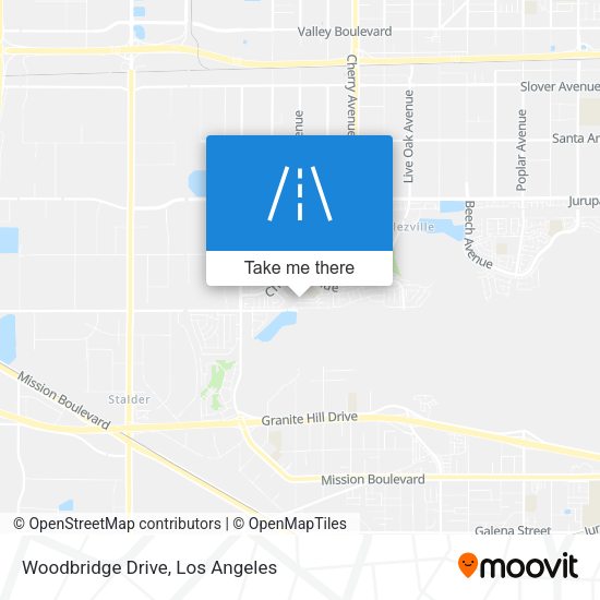 Mapa de Woodbridge Drive