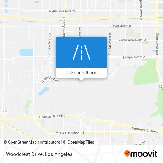 Mapa de Woodcrest Drive
