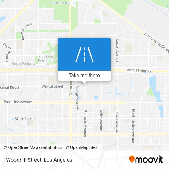 Mapa de Woodhill Street