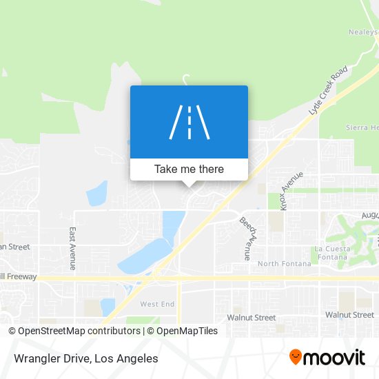 Wrangler Drive map