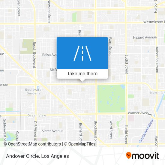 Mapa de Andover Circle