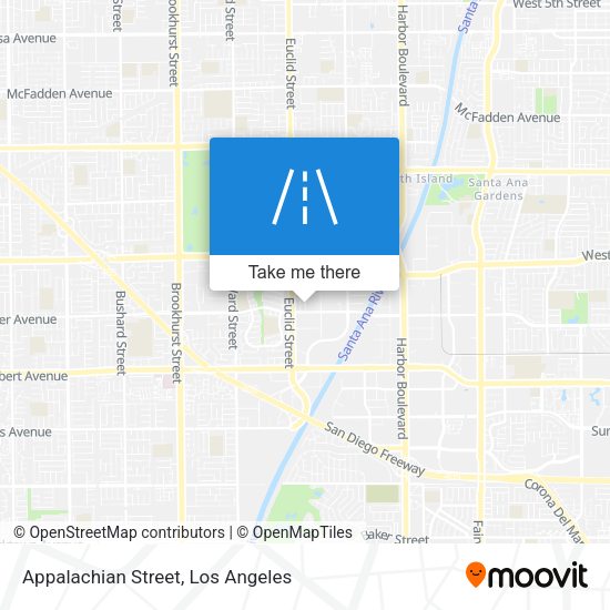 Appalachian Street map