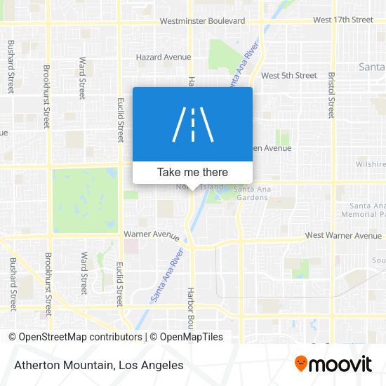 Mapa de Atherton Mountain