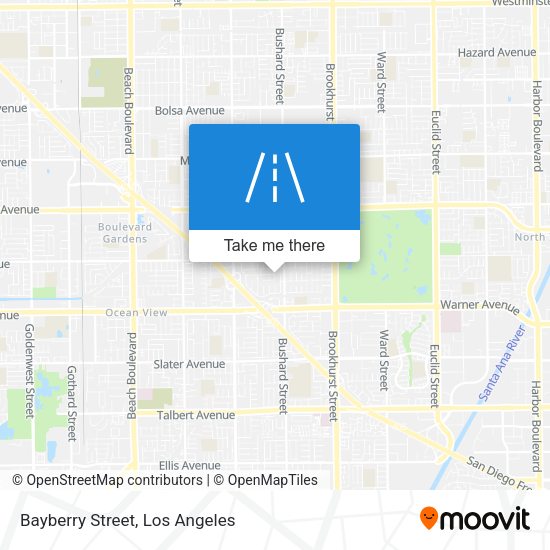 Mapa de Bayberry Street