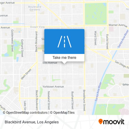 Mapa de Blackbird Avenue