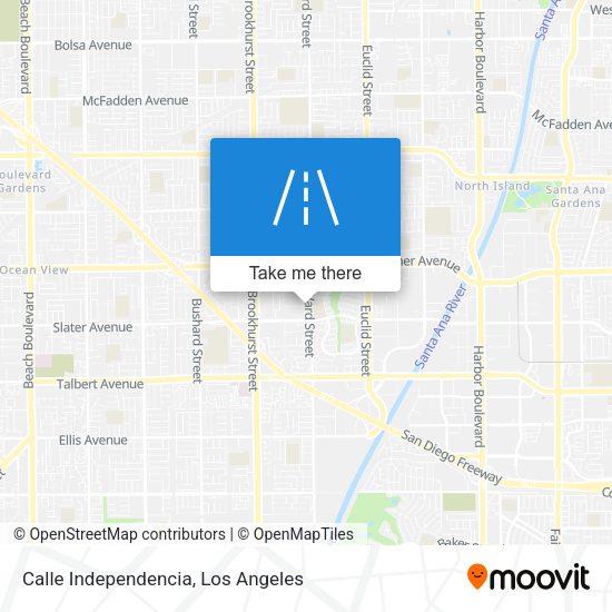 Mapa de Calle Independencia