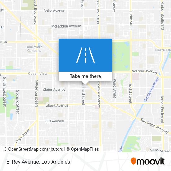 Mapa de El Rey Avenue