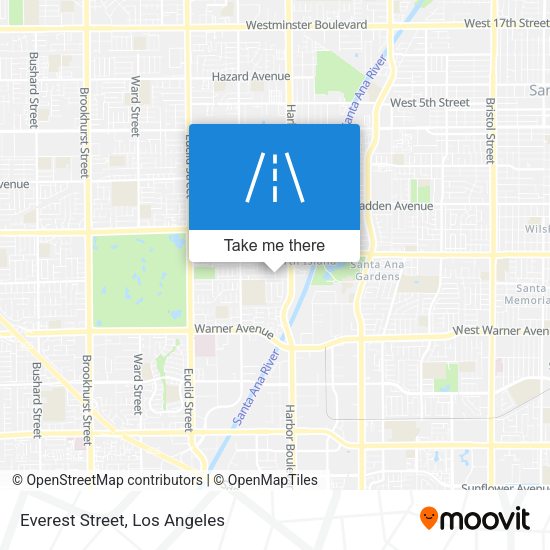 Mapa de Everest Street