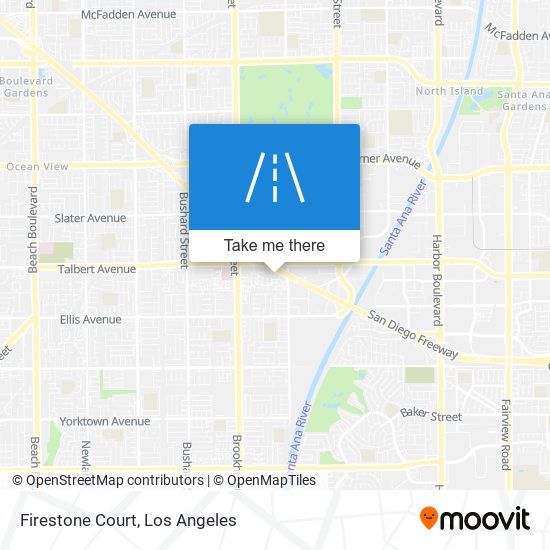 Mapa de Firestone Court