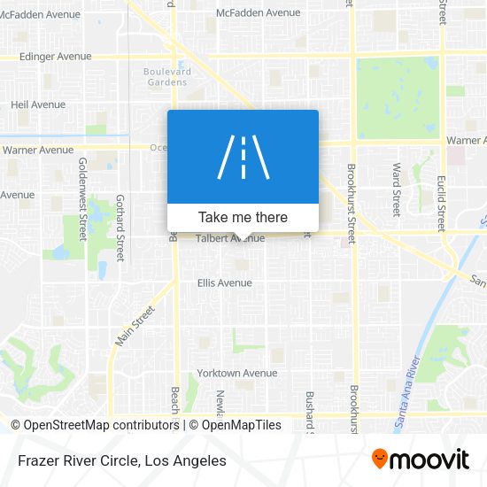 Mapa de Frazer River Circle