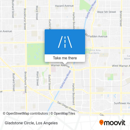 Gladstone Circle map