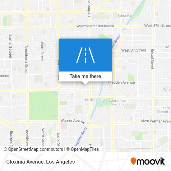 Gloxinia Avenue map