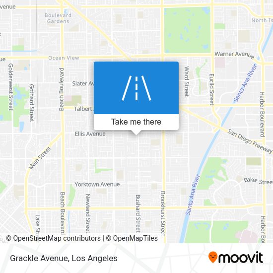 Mapa de Grackle Avenue