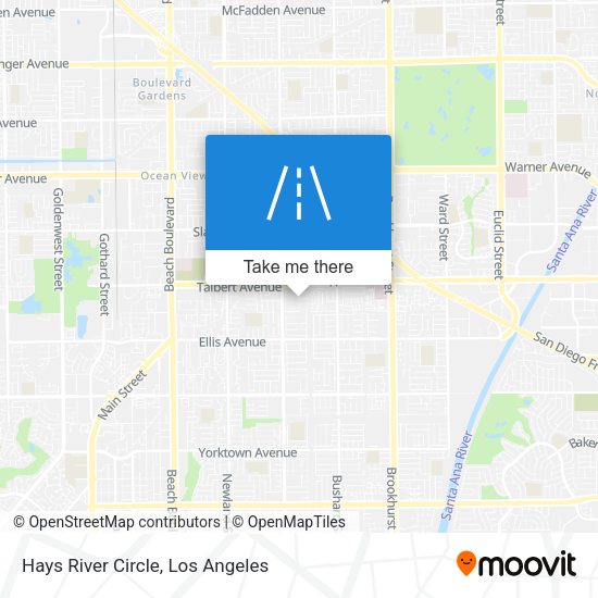 Mapa de Hays River Circle