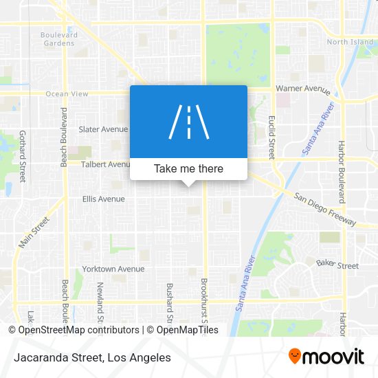 Jacaranda Street map