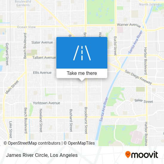 James River Circle map