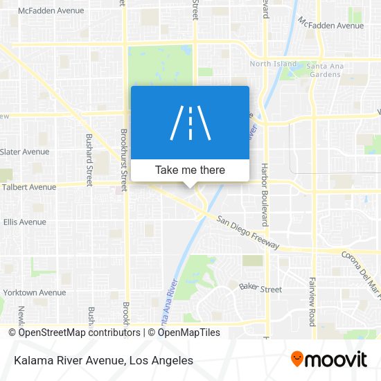 Kalama River Avenue map
