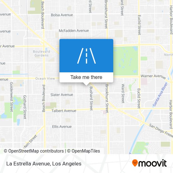 La Estrella Avenue map