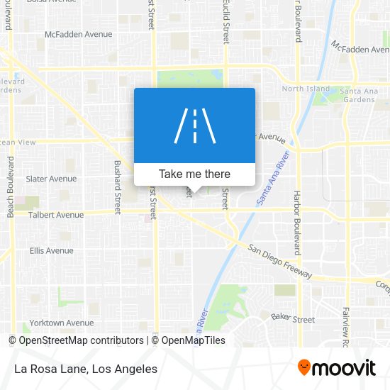 Mapa de La Rosa Lane