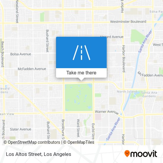 Los Altos Street map