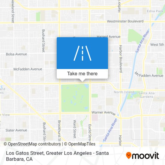 Mapa de Los Gatos Street