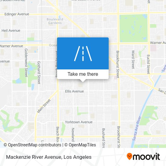 Mackenzie River Avenue map