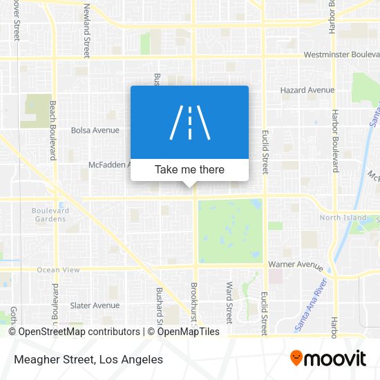 Mapa de Meagher Street