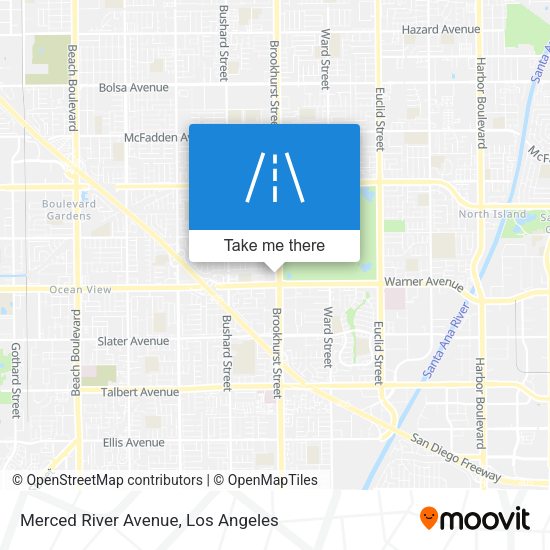 Mapa de Merced River Avenue