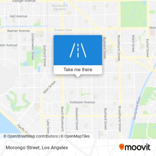 Morongo Street map