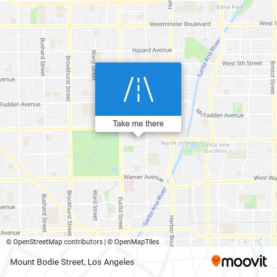 Mount Bodie Street map