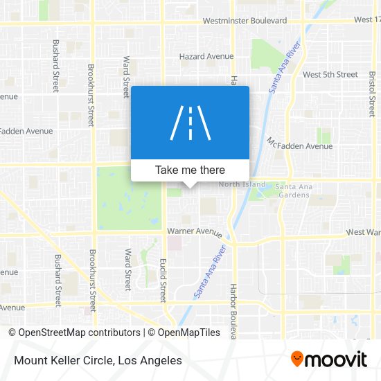 Mount Keller Circle map