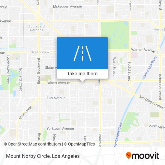 Mount Norby Circle map