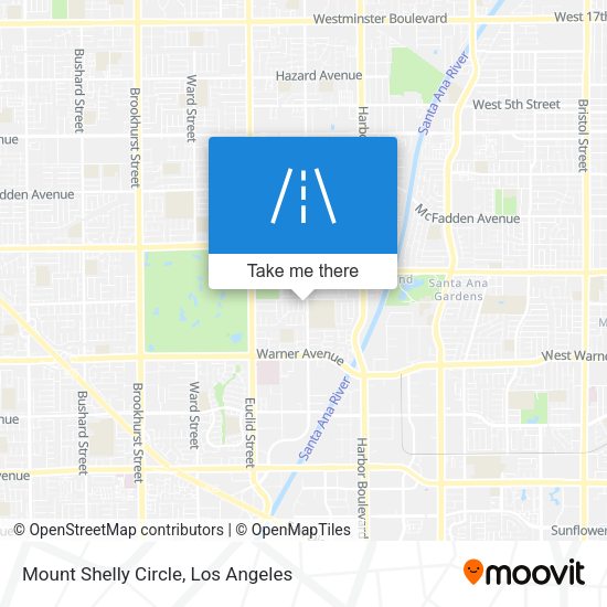 Mount Shelly Circle map