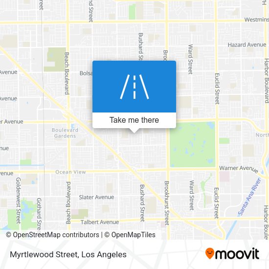 Mapa de Myrtlewood Street