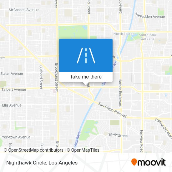 Nighthawk Circle map