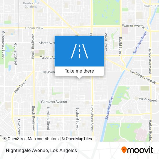 Mapa de Nightingale Avenue
