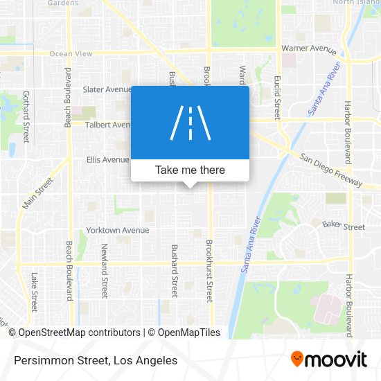 Mapa de Persimmon Street